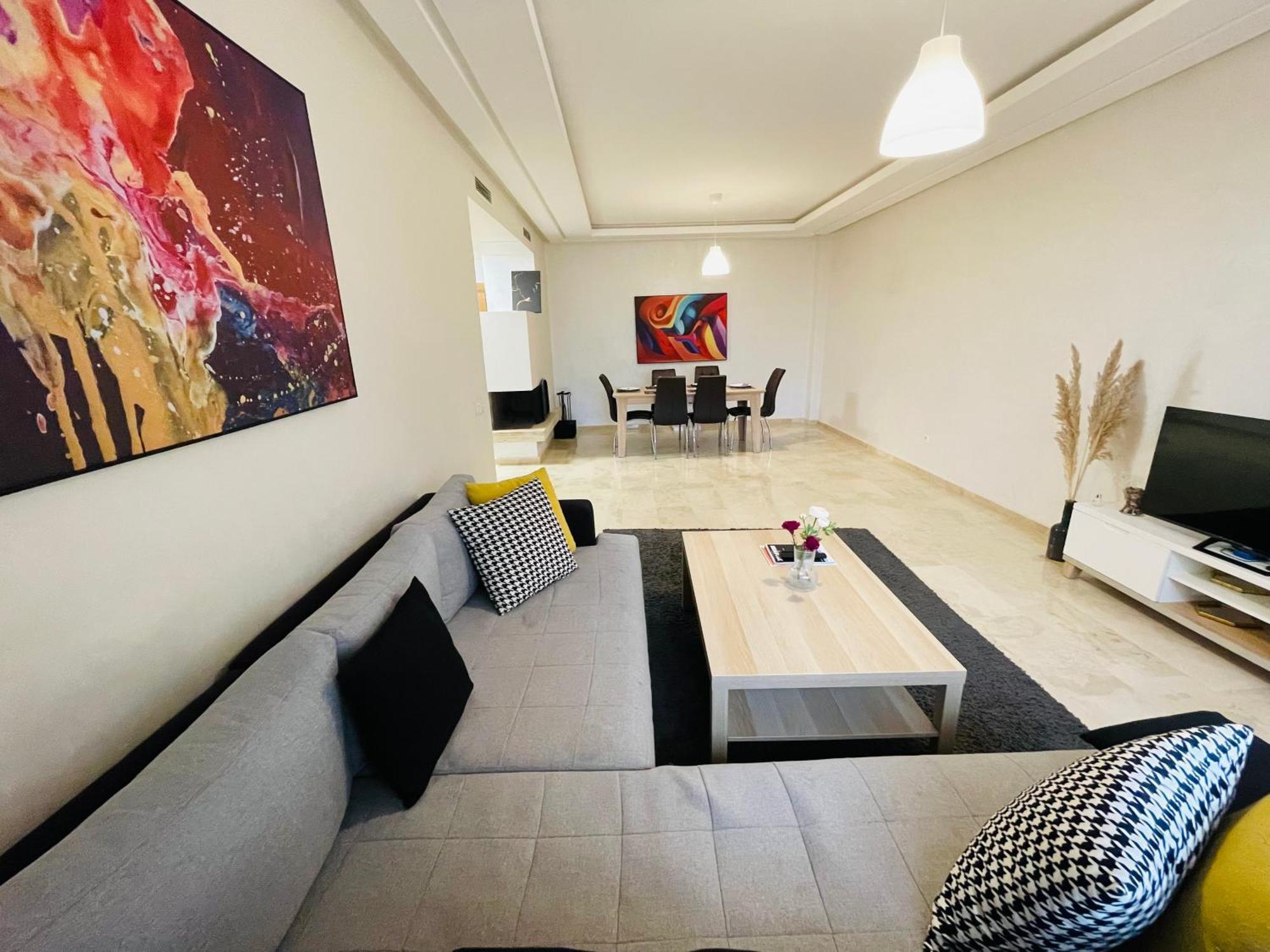 Chic & Cosy Flat Near Airport Lockbox Fast Wifi Apartment Nouaceur Екстериор снимка